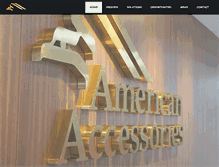 Tablet Screenshot of americanaccessoriesintl.com